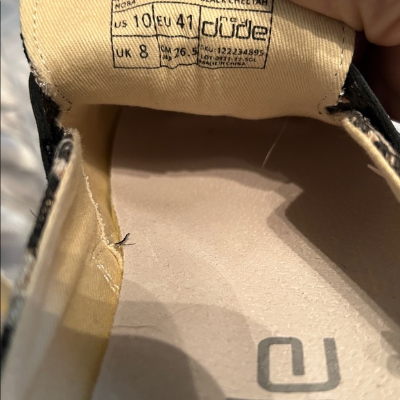 Hey Dude Women’s Leopard Print Slip-On Slippers - Picture 3 of 3